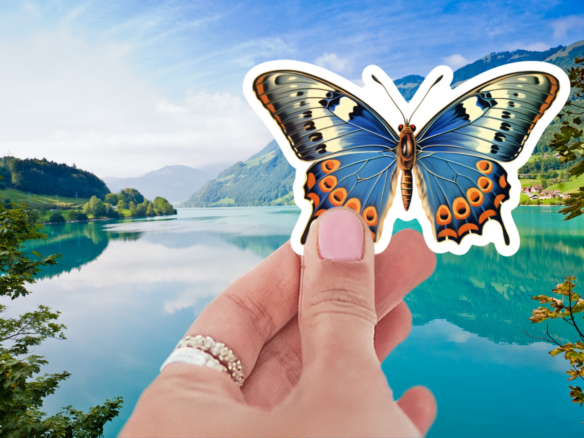 Big and Beautiful Butterfly Sticker