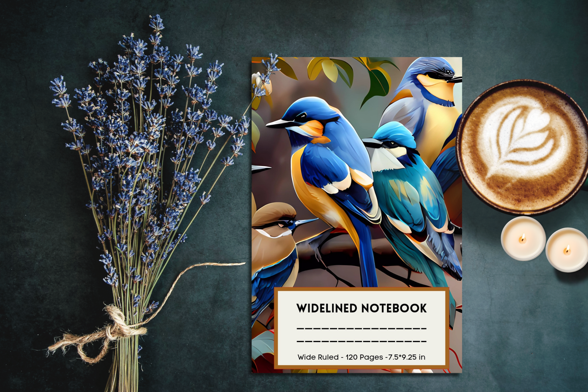 Vintage Inspired Bluebird Harmony Journal