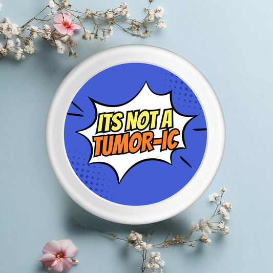 It’s Not a Tumor-ic – Comic Style Turmeric Sticker (2.25x2.25") Vinyl Waterproof