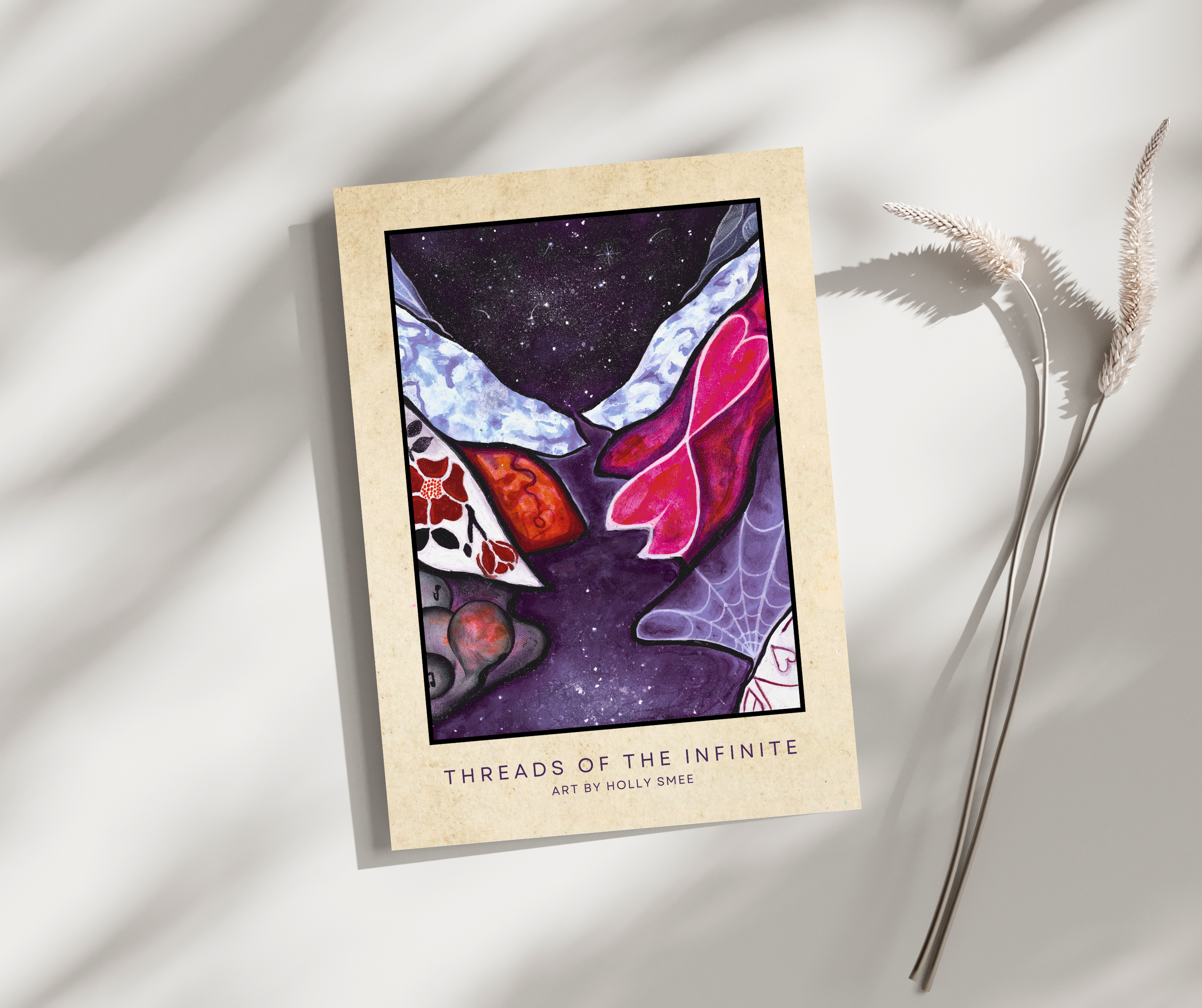 Threads of the Infinite Art Postcard