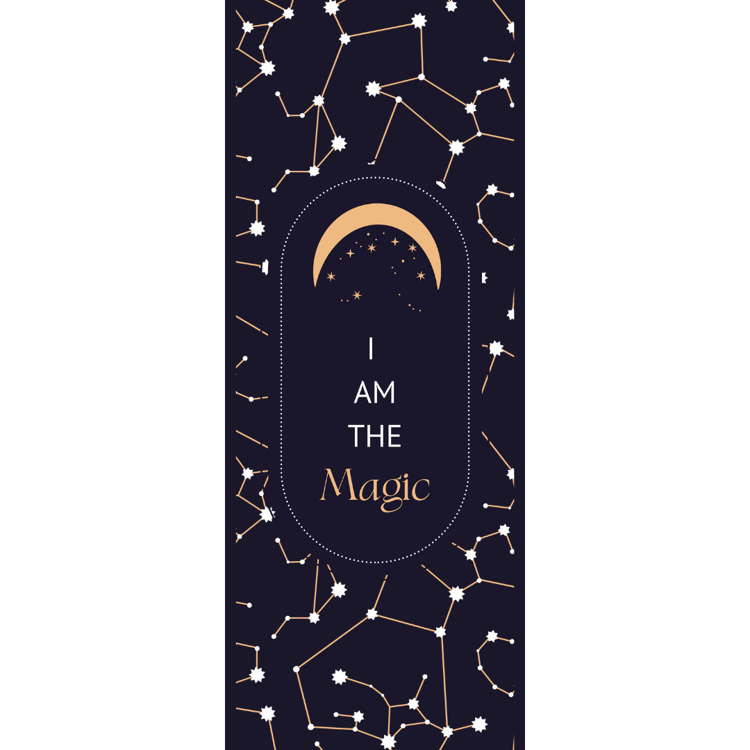Anti-slip rubber base of I Am The Magic Yoga Mat providing stability during practice, making it an ideal mystical yoga mat for all fitness lovers.