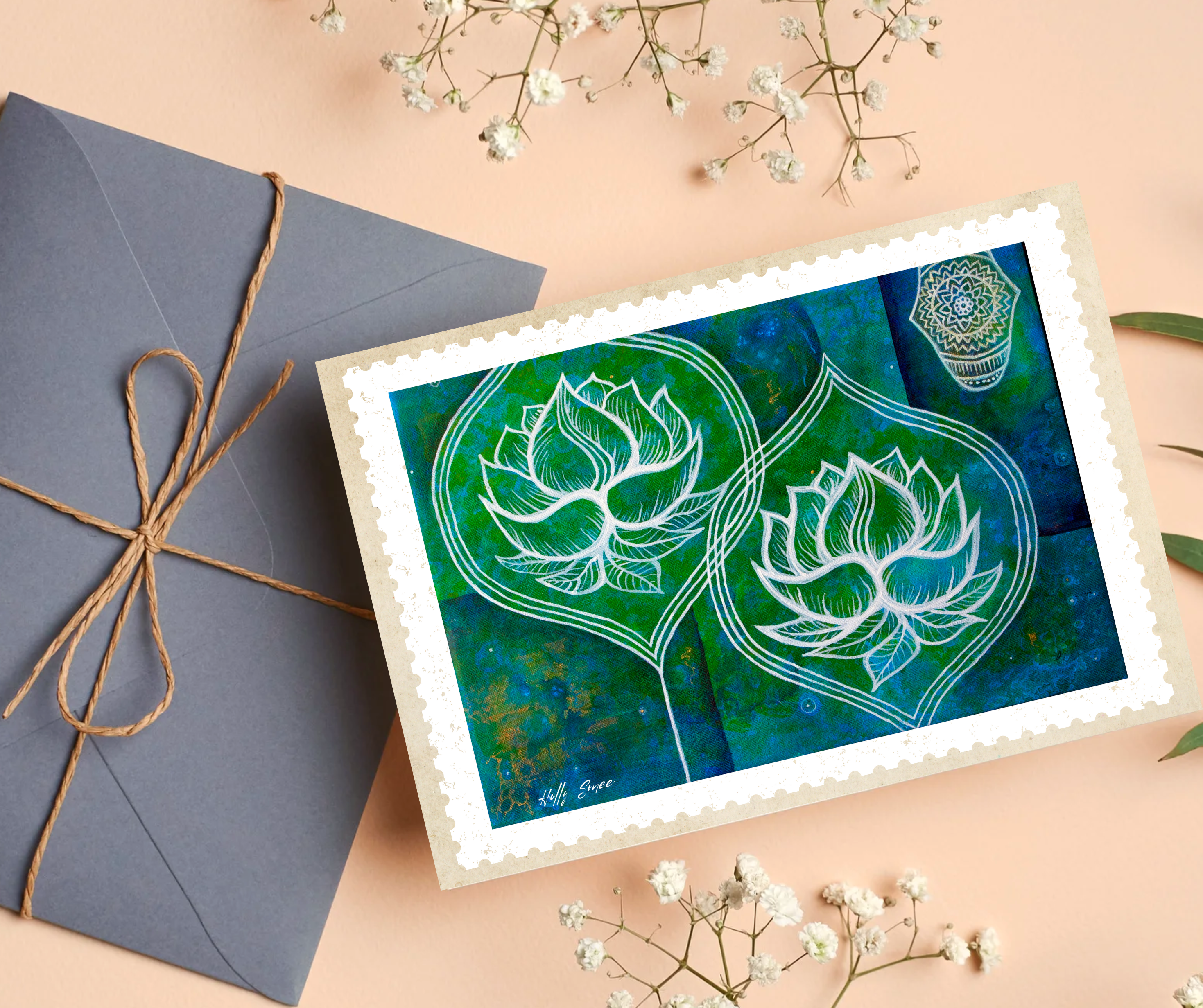 Sacred Unfolding Art Postcard