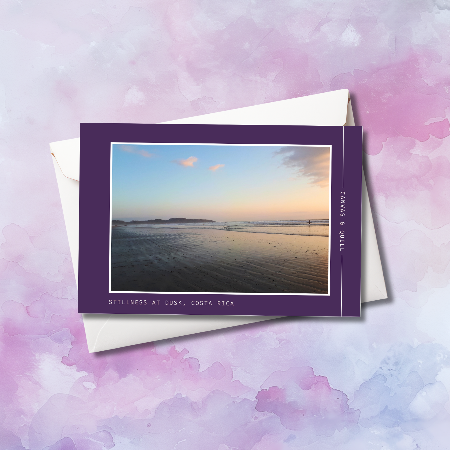 Stillness at Dusk, Costa Rica Greeting Card