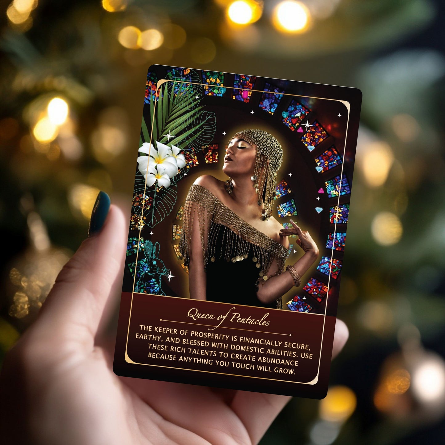 A beautifully boxed Starlight Tarot Oracle Deck designed for secure transport, ideal for those who want to learn to read tarot without a guidebook.