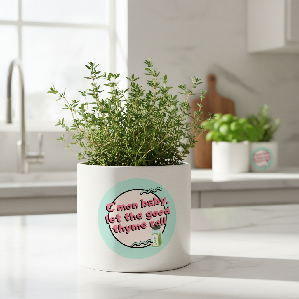 C'Mon Baby Let the Good Thyme Roll - Pot 2