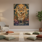 Coyote Tapestry in Meditation Room