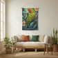 Parrot Tapestry Mockup 1