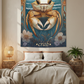 Spirit Crab Tapestry Bedroom Mockup 2