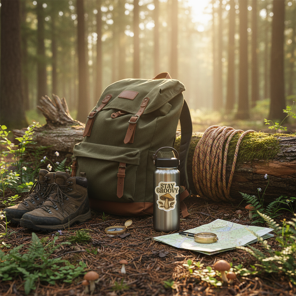 Stay Groovy on Water Bottle