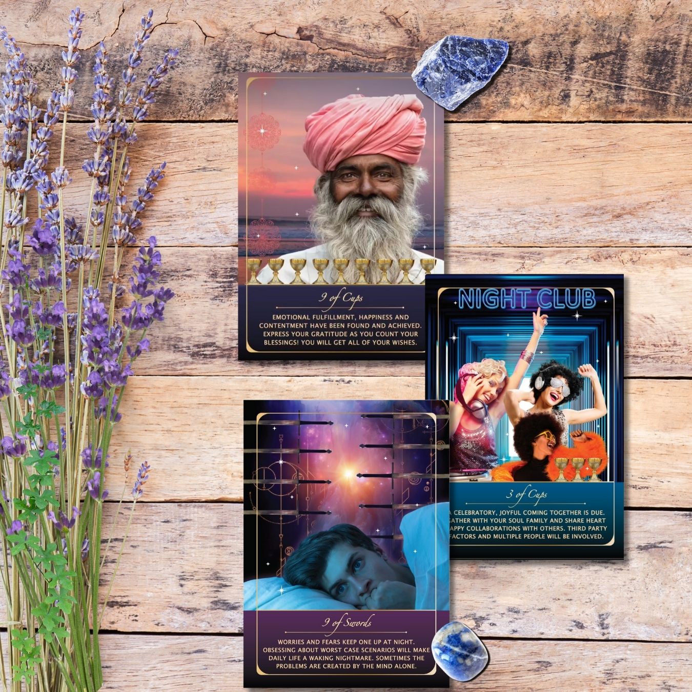 The comprehensive guidebook included with the Starlight Tarot Oracle Deck, a resource for learning to read tarot without a guidebook.