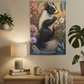 Whimsical Skunk Tapestry Bedroom Mockup 1